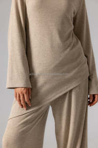 Set di 3 Pezzi Willson: Camicia e Pantaloni in Cotone Elasticizzato, <span class=keywords><strong>Abbigliamento</strong></span> Islamico Elegante per Donne Musulmane, Modesto e <span class=keywords><strong>Chic</strong></span> - Product Image 5