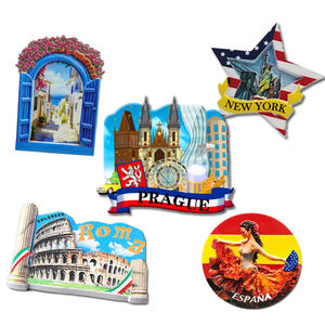 कारखाने कस्टम लोगो कैट चर्च डिजाइन रेसिन मुद्रण मोंटेनेग्रो स्मारिन फ्रिज मैग्नेट - Product Image 5