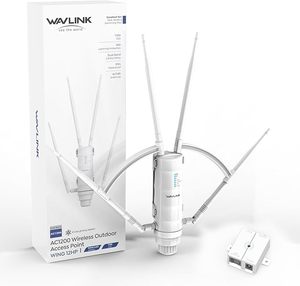 Extensor de WiFi para Exteriores WAVLINK <span class=keywords><strong>AC1200</strong></span>, Compatible con Starlink, Punto de Acceso con POE, AP/Router/Repetidor - Product Image 1