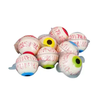 Eyeball doces com sabor para crianças, venda por atacado de doces e frutas, confeitaria, fabricante de gomas de doces