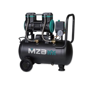 เครื่องอัดอากาศแบบไร้น้ำมัน Mzb 220V 2 สูบ แบบใบพัด สำหรับงานอุตสาหกรรม ซ่อมรถยนต์ งานไม้ งานทาสี - Product Image 1