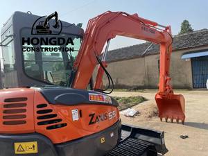 Excavatrice sur chenilles Hitachi ZX55 petite taille utilisée engins de terrassement d'occasion en bon état - Product Image 5