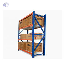 Étagère de rangement réglable en acier à usage moyen, étagère de stockage à usage moyen pour l'usine de <span class=keywords><strong>Rack</strong></span> d'entrepôt - Product Image 3