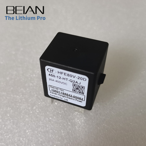 Contactor de CC de Alto Voltaje HONGFA HFE80V-40, 750V 40A, Bobina de 12/24/48V, Potencia de Conmutación Máxima de 27kW, Cerámica, Cobre, Plata - Product Image 3