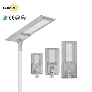 Réverbères de paysage à basse tension panneau solaire photovoltaïque extérieur lumières poteau de réverbère 300w avec lampadaire solaire 250w - Product Image 2