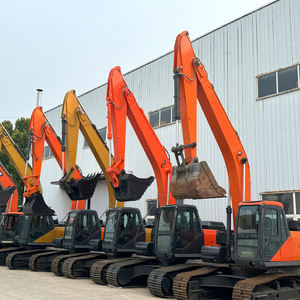 Frete Grátis Barato 6 Ton 8 Ton Big <span class=keywords><strong>Excavator</strong></span> Machine Crawler Hidráulica Large Wheeled Digger Com Garra Rotativa - Product Image 5