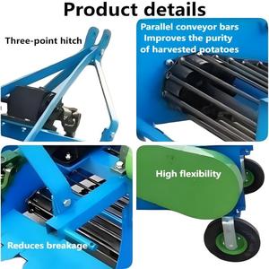 Tự động bốn bánh xe máy kéo ổ đĩa khoai tây gặt đập để bán-Mini gặt đập liên hợp máy cho khoai lang Cà Rốt máy kéo - Product Image 5