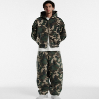 Pantalon de survêtement camouflage personnalisé pour homme, ensemble sweat-shirt et pantalon de survêtement camouflage pour homme