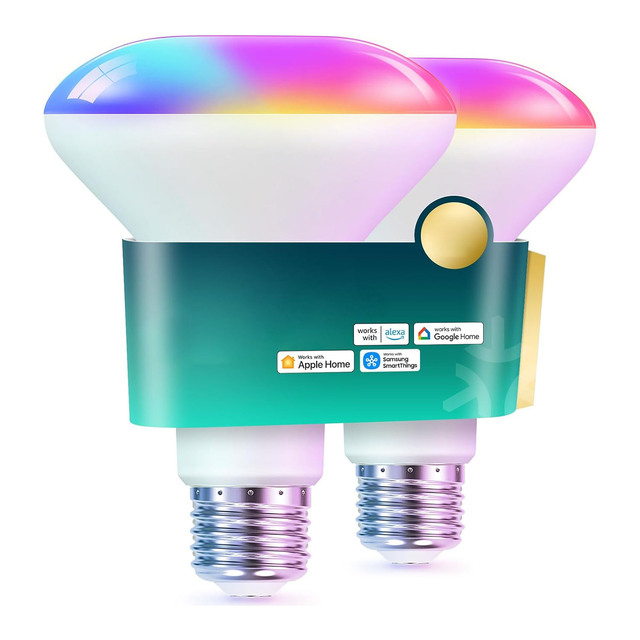 Dimmable Indoor Wifi Alexa Google Assistant BR30 Color Changin Led Recessed Light Bulb Flood Smart Light Bulbs Smart Home Lights