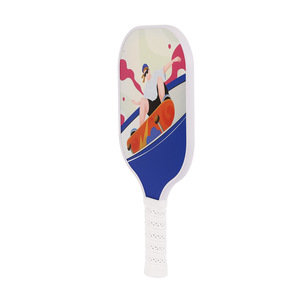 Juego de palas de pickleball con 4 pelotas y bolsa de transporte, marco de fibra de vidrio, aprobado por la USAPA para jugar en interiores y exteriores - Product Image 4