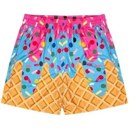 ไอศกรีมสีชมพูสีฟ้า