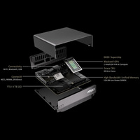 Nouveau pour EdgeXpert AI Supercomputer à usage professionnel, 128 Go de RAM, 1 To de SSD, garantie de 3 ans, système d'exploitation Linux, processeur Arm 18 cœurs, écran 19 pouces