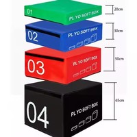 Boîte de saut en mousse souple 4-en-1 pour adultes et enfants, entraînement pour améliorer la puissance de saut explosive, niveau 4, Taekwondo progressif
