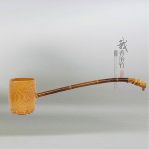 Bamboo Tea Spoon With Handle Coffee Brown Less Than 50Ml Eco Friendly For Tea Ceremony - Product Image 4