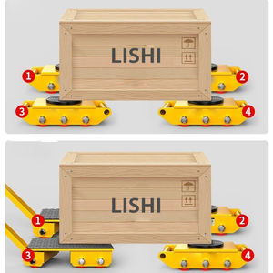 ट्रॉली स्केट कार्गो परिवहन ट्रॉली 8 टी 6टन कार्गो रोलर ट्रॉली - Product Image 5