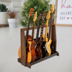 Supporto per supporto per chitarra per supporto per chitarra in legno multiplo per espositore per Studio domestico supporto per chitarra in legno più grande - Product Image 2