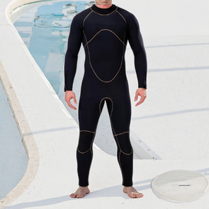 <span class=keywords><strong>Combinaison</strong></span> de surf pour <span class=keywords><strong>homme</strong></span> <span class=keywords><strong>3</strong></span>/2 mm super flexible, imperméable, respirante, antibactérienne, anti-UV, coupe-vent, fermeture éclair dorsale, néoprène + nylon, personnalisable - Product Image 4