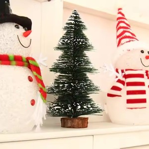 Maosheng Nhân Tạo Tuyết Cây Giáng Sinh Bảng Trang Trí Mini Cây Giáng Sinh Cho Kỳ Nghỉ Mùa Đông DIY Thủ Công Mỹ Nghệ - Product Image 3