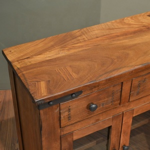 Buffet en bois massif <span class=keywords><strong>rustique</strong></span> de qualité supérieure, <span class=keywords><strong>Console</strong></span> d'entrée, bibliothèque d'entrée, offre spéciale - Product Image 4