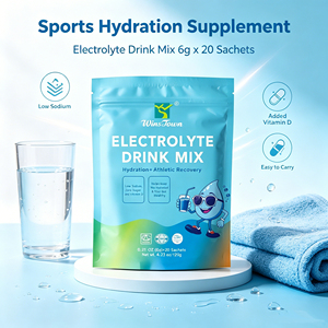 Poudre d'électrolytes WinsTown, mélange pour boisson électrolytique, poudre d'hydratation multivitaminée, sachets d'électrolytes pour la récupération sportive - Product Image 3