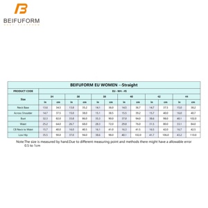 BEIFUFORM tamaño europeo <span class=keywords><strong>38</strong></span> mujeres medio cuerpo maniquí modelo de costura para drapeado maniquí para ropa mujer sastres maniquí - Product Image 6
