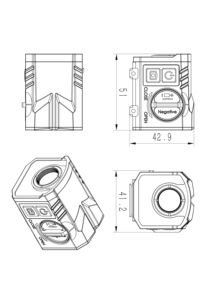 Fabricant OEM – Nouvelle Caméra Thermique Compacte 256x192 avec Objectif Infrarouge 13mm F0.9 pour Marques Privées - Product Image 5