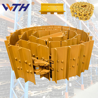 Groupe de chenilles complet pour bulldozer 550G D4D D5H D5K D6 D6C D6D D6H D6T D7 D7G D7F D8R, ensemble de semelles de chenille pour bulldozer BD2F D7G D8R D8K