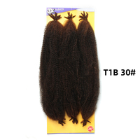 Cheveux Afro Marley Twist 3x Pré-Séparés Spring Twist pour Locs Douces 24 pouces Marley Mini Twistt Cheveux à Tresser Cheveux Noirs pour Femmes