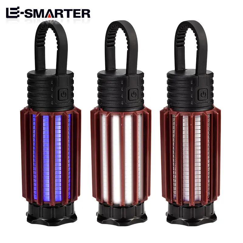 Portable Shock Lamp Outdoor Rechargeable Camping Tent Lantern Insect Traps Bulb Electric Mosquito Killers