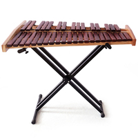 Wholesale Factory Instruments Percussion 37 Notes Glockenspiel Marimba 37 Keys Wooden Xylophone with Adjustable Height Stand