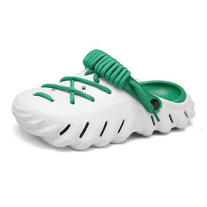 [Vente directe usine] Chaussures d'été japonaises personnalisées pour hommes, style Niche Non-Croc, avec lacets DIY, bout fermé, pour la plage - Product Image 4