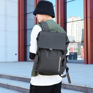 Custom New Trending Fashion Sport Casual Waterproof Backpack 15.6 Inch Laptop Bag <b>Men</b> Zipper Closure Outdoor School Backpack - Product Image 5
