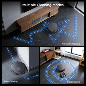 Robot aspirateur et serpillière domestique intelligent, pour nettoyage humide et sec, avec réservoir d'eau - Product Image 2