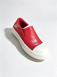 Chaussures à enfiler de style décontracté, dessus en cuir lisse, semelle en caoutchouc, polyvalentes pour un usage quotidien - Product Image 4