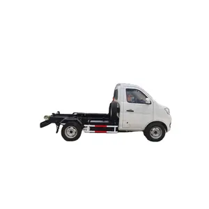 Changan 2.85T Pure Electric Car Can Be Unloaded Skip Loader Hook Lift Garbage Truck