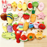 Jouet sonore en peluche personnalisé pour animaux de compagnie, motif pastèque, jouet à mordre pour chien