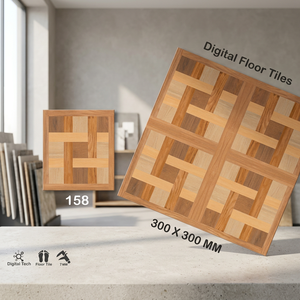 Carreaux de sol en céramique numérique mate Vistaar Brand 300x300mm, aspect brique rustique, antidérapants - Product Image 3