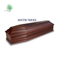 Cercueils en bois massif de style occidental pour l'exportation en Europe et en Amérique du Nord, fournitures funéraires incluant des styles français/allemands/italiens pour l'enterrement