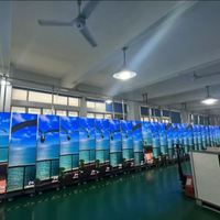 Consegna rapida commerciale pieghevole LED Poster senza soluzione di continuità P1 86 P2.5 COB GOB LED Digital Signage schermo