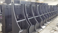 Nouvelle conception, écran incurvé de 43 pouces, machine de jeu de compétences de haute qualité à pièces