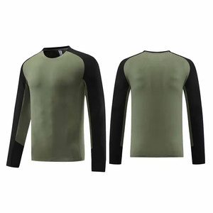 Camisetas de Baloncesto Unisex Deportivas OEM con Cuello Redondo, Cómodas, Ligeras, Tallas Grandes, Transpirables, de Secado Rápido y Manga Larga - Product Image 2