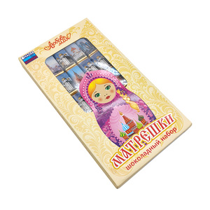 Scatola di imballaggio personalizzata per la presentazione di barrette di cioccolato al latte con crema di cartone e cioccolato - Product Image 3