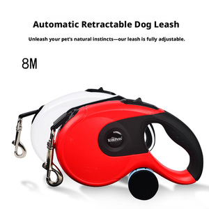 Correa retráctil automática de nailon sólido y suave para perros, con cinta para sujetar bolsas de basura, accesorios transfronterizos para mascotas - Product Image 3