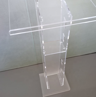 Púlpit acrílico moderno personalizado de fábrica, luz led a la venta