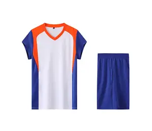 Professionele Fabrikant Volleybal T-Shirt Unisex Goedkope Volleybal Jersey Blauw Roze Nieuw Design Volleybal Jersey