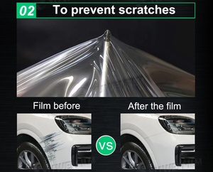 غشاء حماية لطلاء <span class=keywords><strong>TPU</strong></span> شفاف عالي الجودة لاصق ذاتي الشفاء مضاد للزيت غلاف سيارة مقاوم للماء للجسم تغليف سيارة PPF - Product Image 6