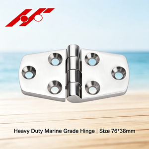 Charnière latérale courte en acier inoxydable 316 pour bateau et yacht, charnière moulée avec 6 trous, charnières robustes pour bateaux et yachts marins - Product Image 4
