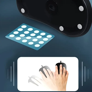 Patins de souris universels en verre d'obsidienne avec points PTFE, autocollants silencieux pour contrôle de vitesse, accessoire de jeu - Product Image 1