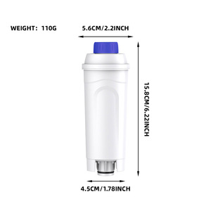 Cartouche de filtre à eau PUREZA 15,8 cm x 5,6 cm Installation facile pour machines à café et adoucisseurs d'eau - Product Image 1