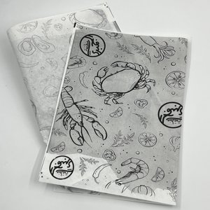 Papier d'emballage pour sandwichs et hamburgers, de qualité alimentaire, jetable, écologique, personnalisé, résistant à la graisse - Product Image 3